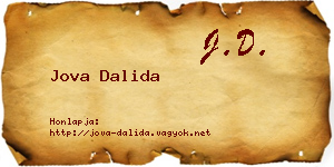 Jova Dalida névjegykártya